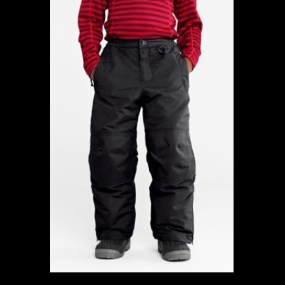 Lands End Black Snow Pants Sz 5 Unisex
